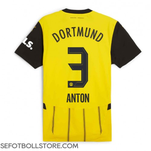 Borussia Dortmund Waldemar Anton #3 Replika Hemmatröja 2024-25 Kortärmad